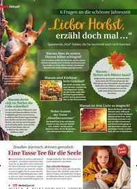 Titelbild der Ausgabe 1/2022 von „Lieber Herbst, erzähl doch mal …“. Zeitschriften als Abo oder epaper bei United Kiosk online kaufen.
