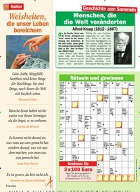 Titelbild der Ausgabe 43/2022 von Menschen, die die Welt veränderten. Zeitschriften als Abo oder epaper bei United Kiosk online kaufen.