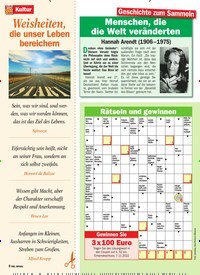 Titelbild der Ausgabe 44/2022 von Menschen, die die Welt veränderten. Zeitschriften als Abo oder epaper bei United Kiosk online kaufen.