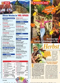 Titelbild der Ausgabe 45/2022 von Herrlicher Herbst zauber. Zeitschriften als Abo oder epaper bei United Kiosk online kaufen.