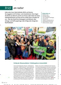 Titelbild der Ausgabe 5/2019 von Briefe an natur. Zeitschriften als Abo oder epaper bei United Kiosk online kaufen.