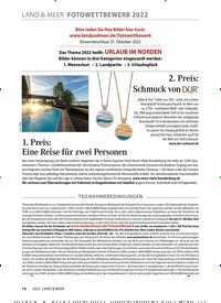 Titelbild der Ausgabe 1/2022 von Das Thema 2022 heißt: URLAUB IM NORDEN. Zeitschriften als Abo oder epaper bei United Kiosk online kaufen.