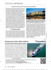 Titelbild der Ausgabe 1/2022 von DIE BESTEN HOTELS DEUTSCHLANDS LIEGEN IM NORDEN. Zeitschriften als Abo oder epaper bei United Kiosk online kaufen.