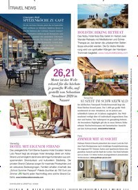 Titelbild der Ausgabe 3/2022 von TRAVEL NEWS. Zeitschriften als Abo oder epaper bei United Kiosk online kaufen.