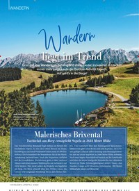 Titelbild der Ausgabe 3/2022 von Wandern liegt im Trend. Zeitschriften als Abo oder epaper bei United Kiosk online kaufen.