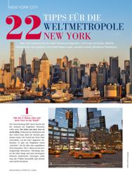 Titelbild der Ausgabe 4/2022 von 22 TIPPS FÜR DIE WELTMETROPOLE NEW YORK. Zeitschriften als Abo oder epaper bei United Kiosk online kaufen.