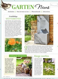 Titelbild der Ausgabe 3/2020 von GARTEN News. Zeitschriften als Abo oder epaper bei United Kiosk online kaufen.