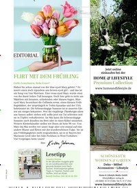 Titelbild der Ausgabe 1/2022 von FLIRT MIT DEM FRÜHLING. Zeitschriften als Abo oder epaper bei United Kiosk online kaufen.