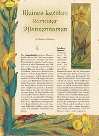 Titelbild der Ausgabe 2/2020 von Kleines Lexikon kurioser Pflanzennamen. Zeitschriften als Abo oder epaper bei United Kiosk online kaufen.