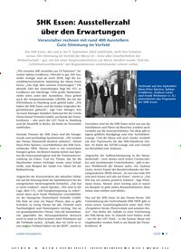 Titelbild der Ausgabe 12/2022 von SHK Essen: Ausstellerzahl über den Erwartungen. Zeitschriften als Abo oder epaper bei United Kiosk online kaufen.