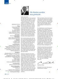 Titelbild der Ausgabe 16/2022 von Die Karten werden neu gemischt. Zeitschriften als Abo oder epaper bei United Kiosk online kaufen.