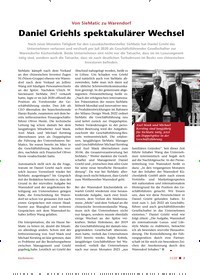 Titelbild der Ausgabe 11/2022 von Daniel Griehls spektakulärer Wechsel. Zeitschriften als Abo oder epaper bei United Kiosk online kaufen.