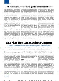 Titelbild der Ausgabe 14/2022 von Starke Umsatzsteigerungen. Zeitschriften als Abo oder epaper bei United Kiosk online kaufen.