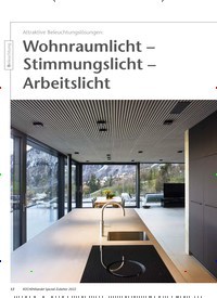 Titelbild der Ausgabe 1/2022 von Attraktive Beleuchtungslösungen: Wohnraumlicht – Stimmungslicht – Arbeitslicht. Zeitschriften als Abo oder epaper bei United Kiosk online kaufen.
