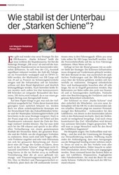 Titelbild der Ausgabe 9/2019 von FRAGE DES MONATS: Wie stabil ist der Unterbau der „Starken Schiene“?. Zeitschriften als Abo oder epaper bei United Kiosk online kaufen.
