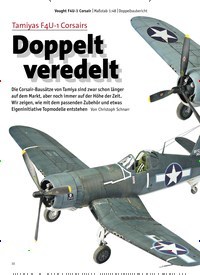 Titelbild der Ausgabe 1/2020 von Tamiyas F4U-1 Corsairs: Doppelt veredelt. Zeitschriften als Abo oder epaper bei United Kiosk online kaufen.