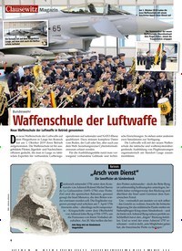 Titelbild der Ausgabe 1/2020 von Magazin: Waffenschule der Luftwaffe. Zeitschriften als Abo oder epaper bei United Kiosk online kaufen.