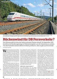 Titelbild der Ausgabe 1/2020 von DB FERNVERKEHR: Rückenwind für DB Fernverkehr?. Zeitschriften als Abo oder epaper bei United Kiosk online kaufen.