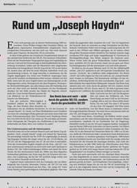 Titelbild der Ausgabe 6/2023 von Rund um „Joseph Haydn“. Zeitschriften als Abo oder epaper bei United Kiosk online kaufen.
