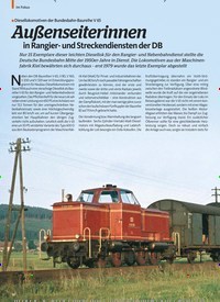 Titelbild der Ausgabe 12/2022 von Außenseiterinnen in Rangier- und Streckendiensten der DB. Zeitschriften als Abo oder epaper bei United Kiosk online kaufen.
