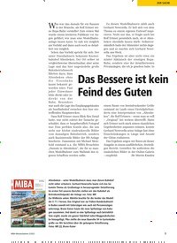 Titelbild der Ausgabe 2/2023 von Das Bessere ist kein Feind des Guten. Zeitschriften als Abo oder epaper bei United Kiosk online kaufen.