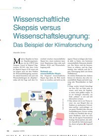 Titelbild der Ausgabe 4/2019 von Wissenschaftliche Skepsis versus Wissenschaftsleugnung: Das Beispiel der Klimaforschung. Zeitschriften als Abo oder epaper bei United Kiosk online kaufen.
