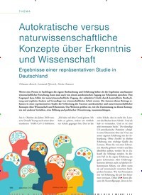 Titelbild der Ausgabe 3/2022 von Autokratische versus naturwissenschaftliche Konzepte über Erkenntnis und Wissenschaft. Zeitschriften als Abo oder epaper bei United Kiosk online kaufen.