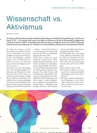 Titelbild der Ausgabe 3/2022 von Wissenschaft vs. Aktivismus. Zeitschriften als Abo oder epaper bei United Kiosk online kaufen.