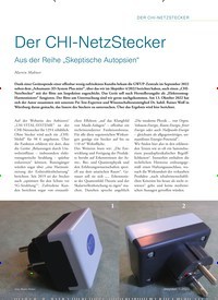 Titelbild der Ausgabe 1/2023 von DER CHI-NETZSTECKER. Zeitschriften als Abo oder epaper bei United Kiosk online kaufen.