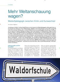 Titelbild der Ausgabe 3/2023 von Mehr Weltanschauung wagen?. Zeitschriften als Abo oder epaper bei United Kiosk online kaufen.