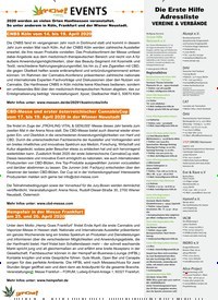 Titelbild der Ausgabe 1/2020 von EVENTS. Zeitschriften als Abo oder epaper bei United Kiosk online kaufen.