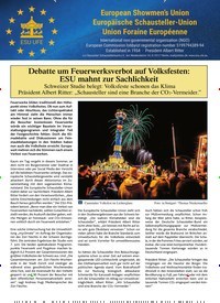 Titelbild der Ausgabe 10/2019 von Debatte um Feuerwerksverbot auf Volksfesten: ESU mahnt zur Sachlichkeit. Zeitschriften als Abo oder epaper bei United Kiosk online kaufen.