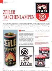 Titelbild der Ausgabe 3/2020 von ZEILER TASCHENLAMPEN. Zeitschriften als Abo oder epaper bei United Kiosk online kaufen.