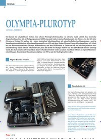 Titelbild der Ausgabe 3/2020 von OLYMPIA-PLUROTYP. Zeitschriften als Abo oder epaper bei United Kiosk online kaufen.