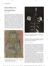 Titelbild der Ausgabe 4/2020 von Dora Maar im Rampenlicht. Zeitschriften als Abo oder epaper bei United Kiosk online kaufen.
