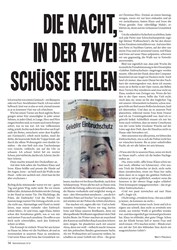 Titelbild der Ausgabe 9/2019 von DIE NACHT, IN DER ZWEI SCHÜSSE FIELEN. Zeitschriften als Abo oder epaper bei United Kiosk online kaufen.