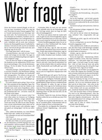 Titelbild der Ausgabe 4/2020 von Wer fragt, der führt. Zeitschriften als Abo oder epaper bei United Kiosk online kaufen.
