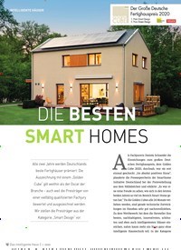 Titelbild der Ausgabe 1/2020 von DIE BESTEN SMART HOMES. Zeitschriften als Abo oder epaper bei United Kiosk online kaufen.