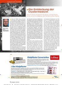 Titelbild der Ausgabe 220/2019 von Die Entdeckung der Clustermedizin. Zeitschriften als Abo oder epaper bei United Kiosk online kaufen.