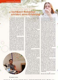 Titelbild der Ausgabe 221/2019 von raum&zeit Punkte Gesundheit: raum&zeit-Redakteur schildert seine Erfahrung. Zeitschriften als Abo oder epaper bei United Kiosk online kaufen.