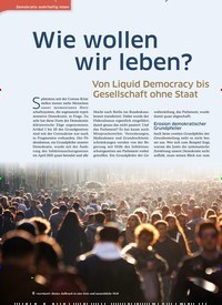 Titelbild der Ausgabe 47/2021 von Wie wollen wir leben?. Zeitschriften als Abo oder epaper bei United Kiosk online kaufen.