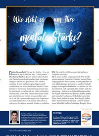 Titelbild der Ausgabe 1/2023 von Wie steht es um thre mentale Stärke?. Zeitschriften als Abo oder epaper bei United Kiosk online kaufen.