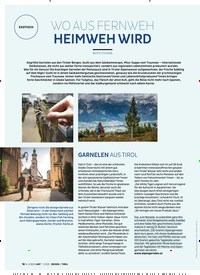 Titelbild der Ausgabe 1/2022 von WO AUS FERNWEH HEIMWEH WIRD. Zeitschriften als Abo oder epaper bei United Kiosk online kaufen.