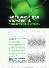 Titelbild der Ausgabe 2/2022 von Dass der Strom in Europa komplett grün ist, werden wir nicht erleben.. Zeitschriften als Abo oder epaper bei United Kiosk online kaufen.