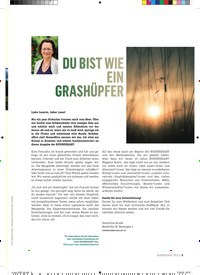 Titelbild der Ausgabe 3/2022 von DU BIST WIE EIN GRASHÜPFER. Zeitschriften als Abo oder epaper bei United Kiosk online kaufen.