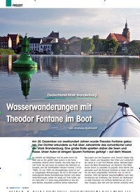 Titelbild der Ausgabe 12/2019 von Deutschland: Mark Brandenburg: Wasserwanderungen mit Theodor Fontane im Boot. Zeitschriften als Abo oder epaper bei United Kiosk online kaufen.