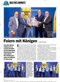 Titelbild der Ausgabe 10/2019 von BILD DES MONATS: Feiern mit Königen. Zeitschriften als Abo oder epaper bei United Kiosk online kaufen.