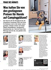 Titelbild der Ausgabe 9/2022 von Was halten Sie von den gestiegenen Preisen für Hunde auf Campingplätzen?. Zeitschriften als Abo oder epaper bei United Kiosk online kaufen.