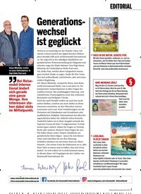 Titelbild der Ausgabe 6/2022 von Generationswechsel ist geglückt. Zeitschriften als Abo oder epaper bei United Kiosk online kaufen.