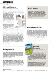 Titelbild der Ausgabe 6/2022 von LESERBRIEFE. Zeitschriften als Abo oder epaper bei United Kiosk online kaufen.